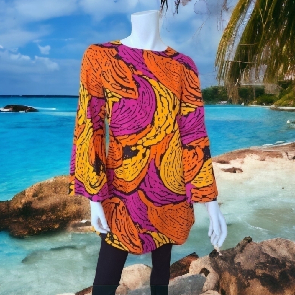 Guy Laroche en triomphe de Boussac couture vintage mini dress top or tunics